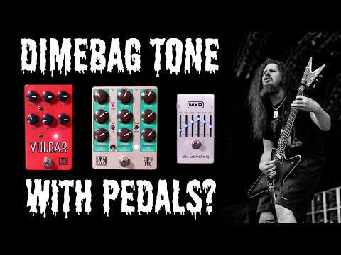 Master Effects EQFH Pro, Vulgar Preamp, and MXR 6 Band EQ | Dimebag Tone from Pedals?
