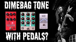 Video thumbnail for Master Effects EQFH Pro, Vulgar Preamp, and MXR 6 Band EQ | Dimebag Tone from Pedals? by Metalhead Productions