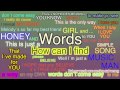 WORDS (don´t come easy) - F.R. DAVID - 1982 ...