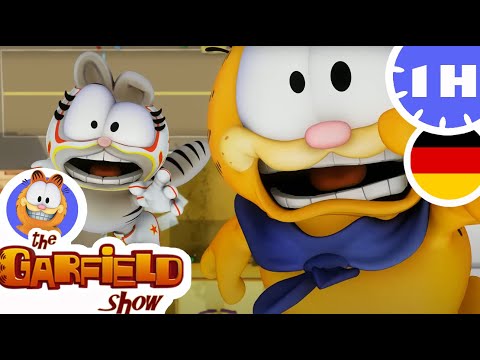 😼 Garfield der Superheld VS Nermal der Superschurke 😼 - Garfield Episoden Compilation
