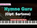 Hymne Guru Karaoke Piano Instrumental - C