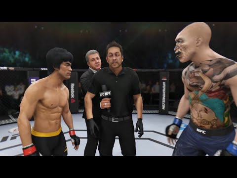 Bruce Lee vs. Skull Trooper (EA Sports UFC 3)