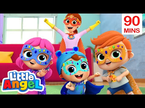 My Mom is a Superhero | Little Angel Kids Songs & Nursery Rhymes