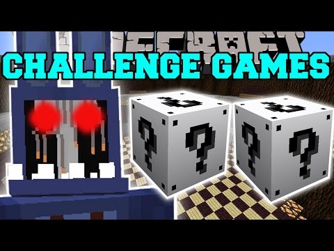 Minecraft: OLD BONNIE CHALLENGE GAMES - Lucky Block Mod - Modded Mini-Game