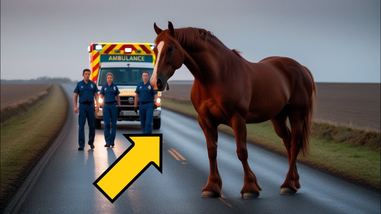 Ambulance Stopped by a Horse – What Happened Next Stunned The Doctors!