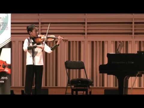 Bach Adagio from Sonata No. 1 in G minor. BWV1001.1, violinist: Bilegtugs Lut, Mongolia