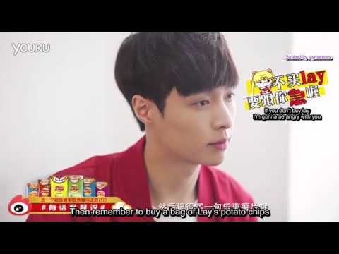 160108 LESHI Yixing weibo update - Delivering happiness (ENG SUB)