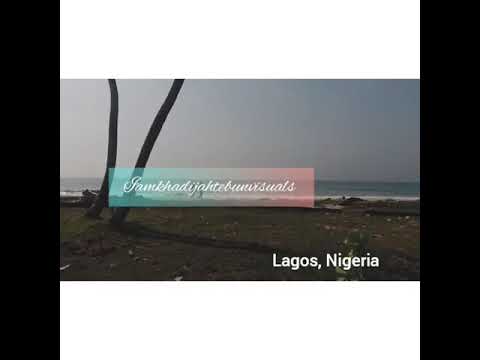 khadijah Tebun  drone view SUNRISE ON LAGOS BEACH ORIMEDU BEACH,  IBEJU LEKKI