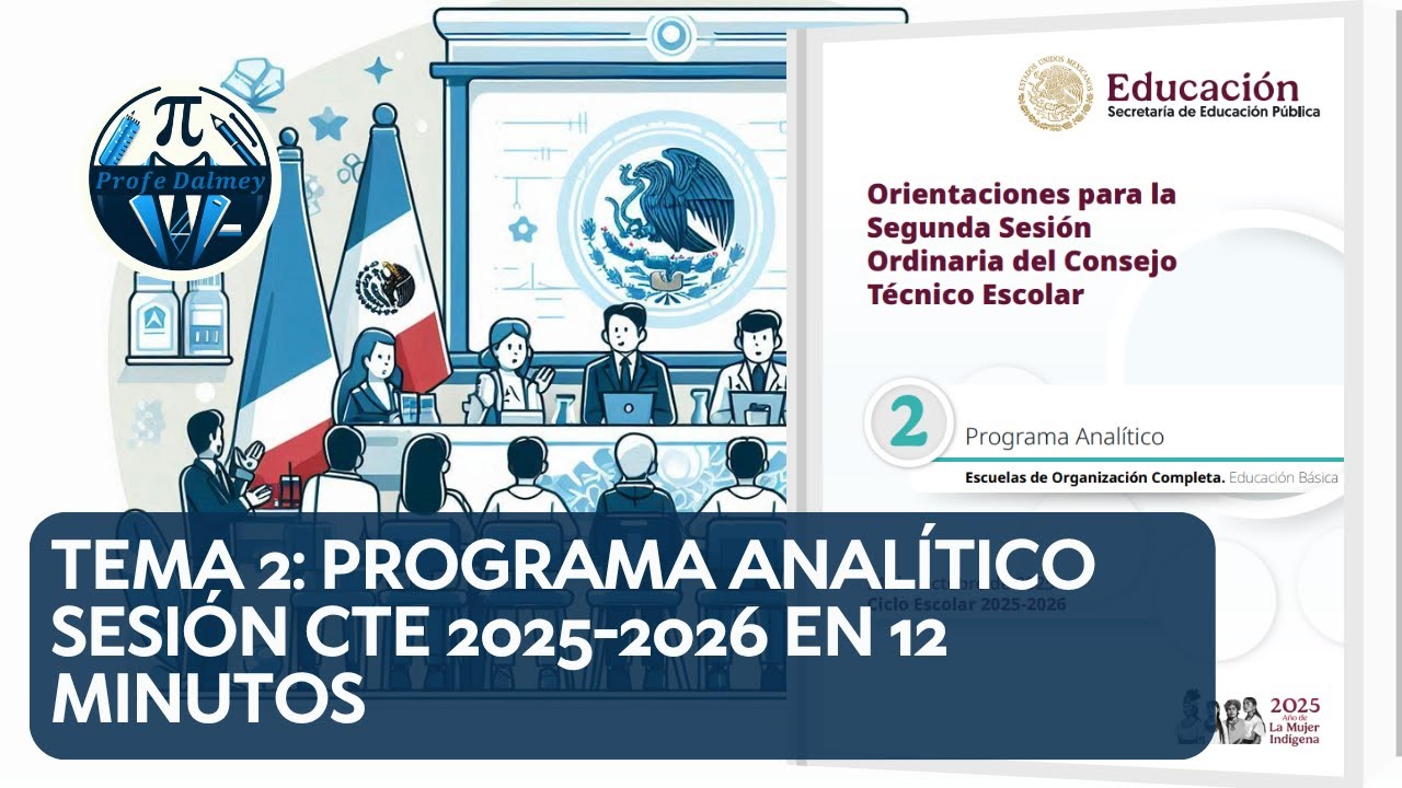 TOPIC 2: ANALYTICAL PROGRAM FOR THE 2025-2026 CTE SESSION IN 12 MINUTES | PROFESSOR DALMEY