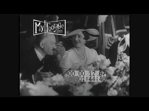 1938 King George VI and Queen Mother Visit France (Silent)
