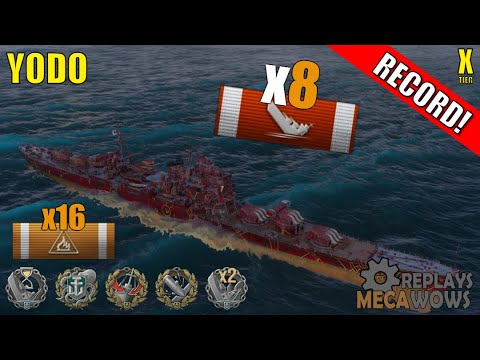 Cruiser Yodo 8 Kills & 231k Damage | World of Warships Gameplay