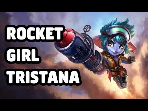 ROCKET GIRL TRISTANA SKIN SPOTLIGHT - LEAGUE OF LEGENDS