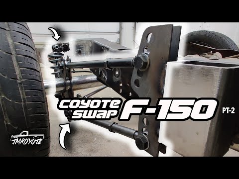 Pt2 -Competition Engineering 4 Link in our Coyote Swap F150 for Under 1k! Part 2