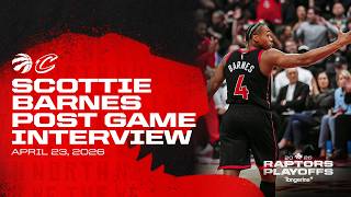 Scottie Barnes | RD1 GM3 Post Game vs Cavaliers | April 23, 2026