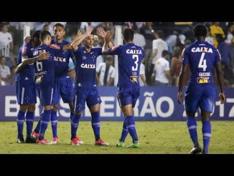 Cruzeiro vence o Santos na Vila Belmiro e chega ao topo da tabela