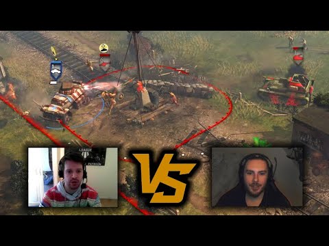 CoH2 Streamer Cup: Ed vs. Elpern - hear all of their hilarious reactions in this underdog tale!