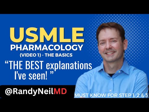 USMLE STEP 1: PHARMACOLOGY (VIDEO 1) THE BASICS