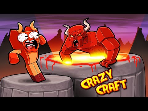Cartoon Crab | Minecraft - Ancient Demon Ritual in Crazy Craft! (Minecraft)