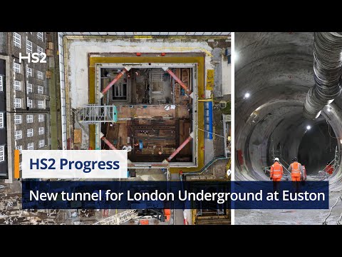 Euston gets HS2 ready creating a new tunnel for London Underground infrastructure