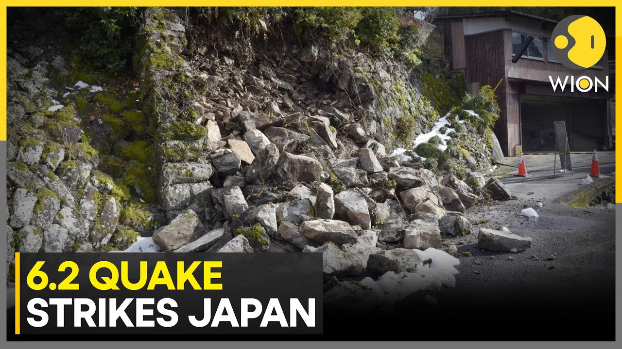 Japan Hit by 6.2 Magnitude Tremor, Strong Shocks Rattle Western Japan | WION