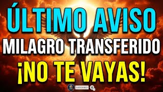 ¡NO LO SALTES! MIGUEL Y JESÚS: SI TE VAS, TU MILAGRO SERÁ PARA ALGUIEN MÁS.