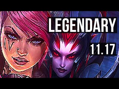 VI vs ELISE (JUNGLE) | 2.5M mastery, Legendary, 500+ games, 12/3/9, Rank 11 Vi | EUW Master | v11.17