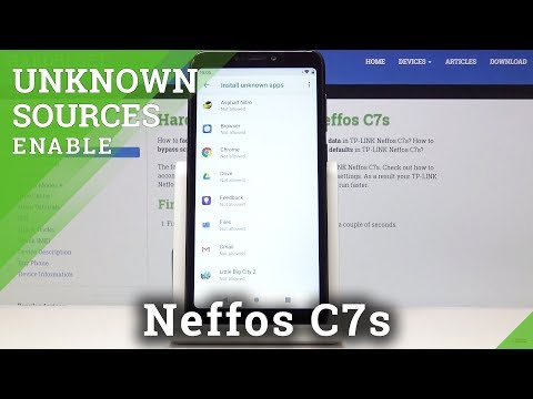 How to Install Apps from Unknown Sources in TP-LINK Neffos C7s - Allow Installation