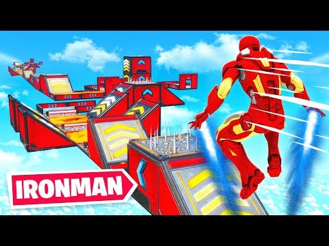 I Made IRON MAN a Fortnite Deathrun...