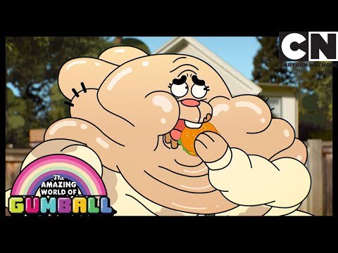 Gumball | How Many Burgers Can Richard Eat In One Hour? | The Menu  | Cartoon Network