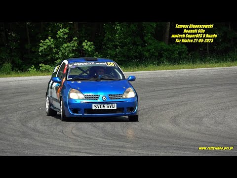 Tomasz Długoszewski - Renault Clio - wwtech SuperOES 5 Runda Tor Kielce 27-05-2023