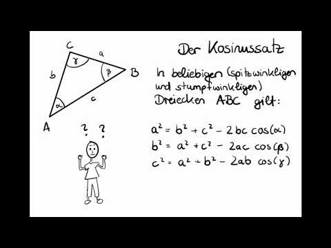 Der Kosinussatz - Herleitung und Anwendung