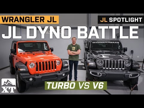 Dyno Battle | Jeep JL Turbo vs JL V6  | Which JL Makes The Most Horsepower?