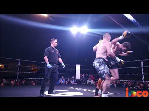 Brutal!!! K1 Cinta, Puñetazo y Front Kick K1 Alberto Tapia Oviedo 2018 by ioco