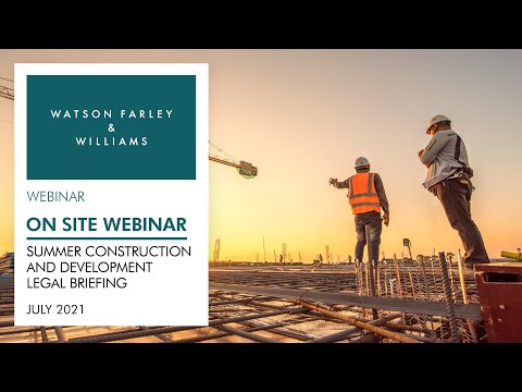 On Site Construction Law Webinar Series — Episode 2