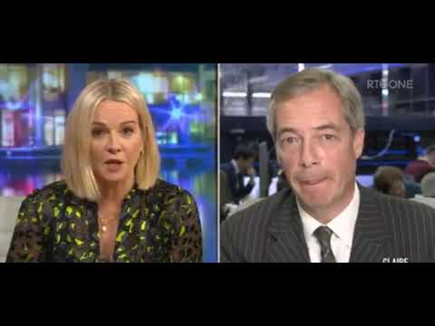Claire Byrne schools Nigel Farage Again