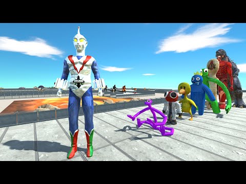 Zone Fighter Fight Gojira LAVA DEATH RUN - Animal Revolt Battle Simulator