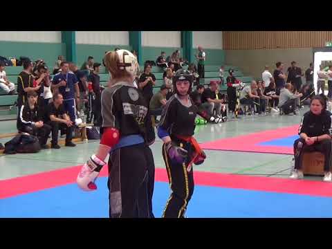 Kickboxen: Collien Troebs - Drena Vrella (Landesmeisterschaft WAKO - BaWü #12)