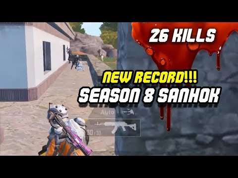 MY NEW RECORD IN SANHOK SEASON 8! | 26 KILLS SOLO VS SQUAD | PUBG MOBILE