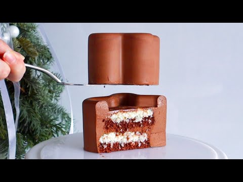 Bounty Mousse Cake with Coconut Bar Flavor | Bento Mousse Cake