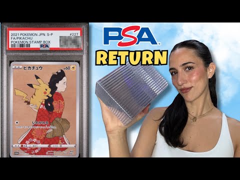 MASSIVE Pokemon PSA Return... I DON'T KNOW THE GRADES!