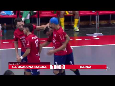 Gol Dani Saldise (1-0) Xota FS - Barça FS. J1, 1Div. LNFS