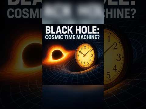Is a Black Hole Really a Cosmic Time Machine? ⏳🚀 #shorts #space #blackhole