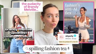 Brandy Melville ripping off designs, ANTI-ai ads are the new flex& more