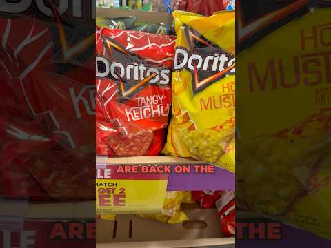 Doritos Tangy Ketchup and HOT Mustard are BACK!