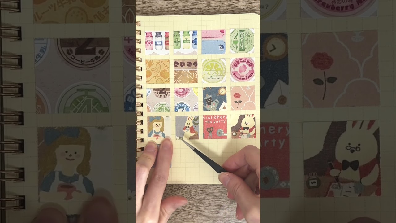 スクエアパンチでスクラップ！ #shorts #scrapbooking