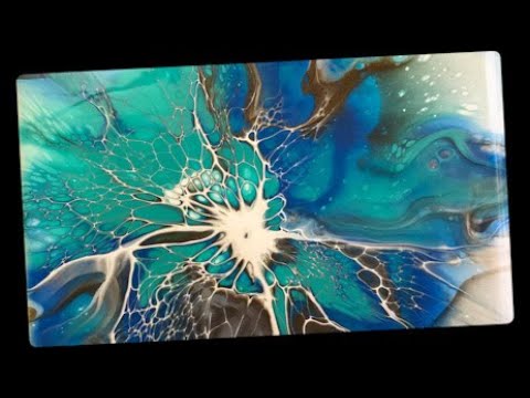(293) Bloom Technique - Acrylic Fluid Painting