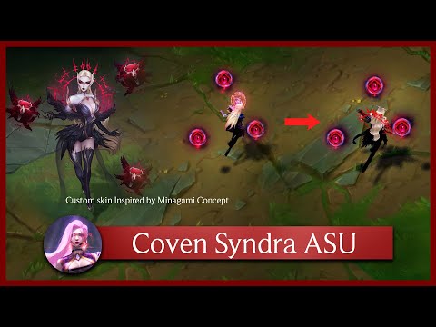 Coven Syndra League of legends Custom skin Inspired by Minagami Concept
