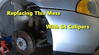 Audi B5 S4 Brake Swap Guide (How To)