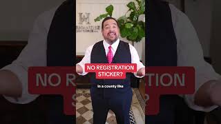 What is the criminal penalty for not having a registration sticker on your vehicle #Texas #viral #l