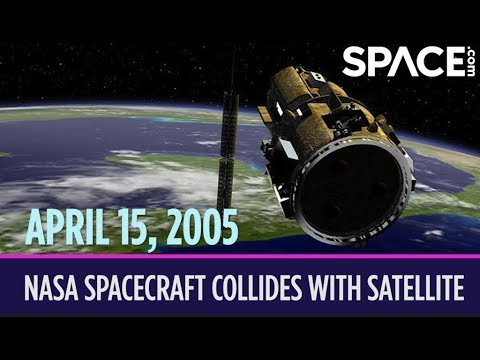 OTD in Space – April 15: NASA Spacecraft Collides with Satellite